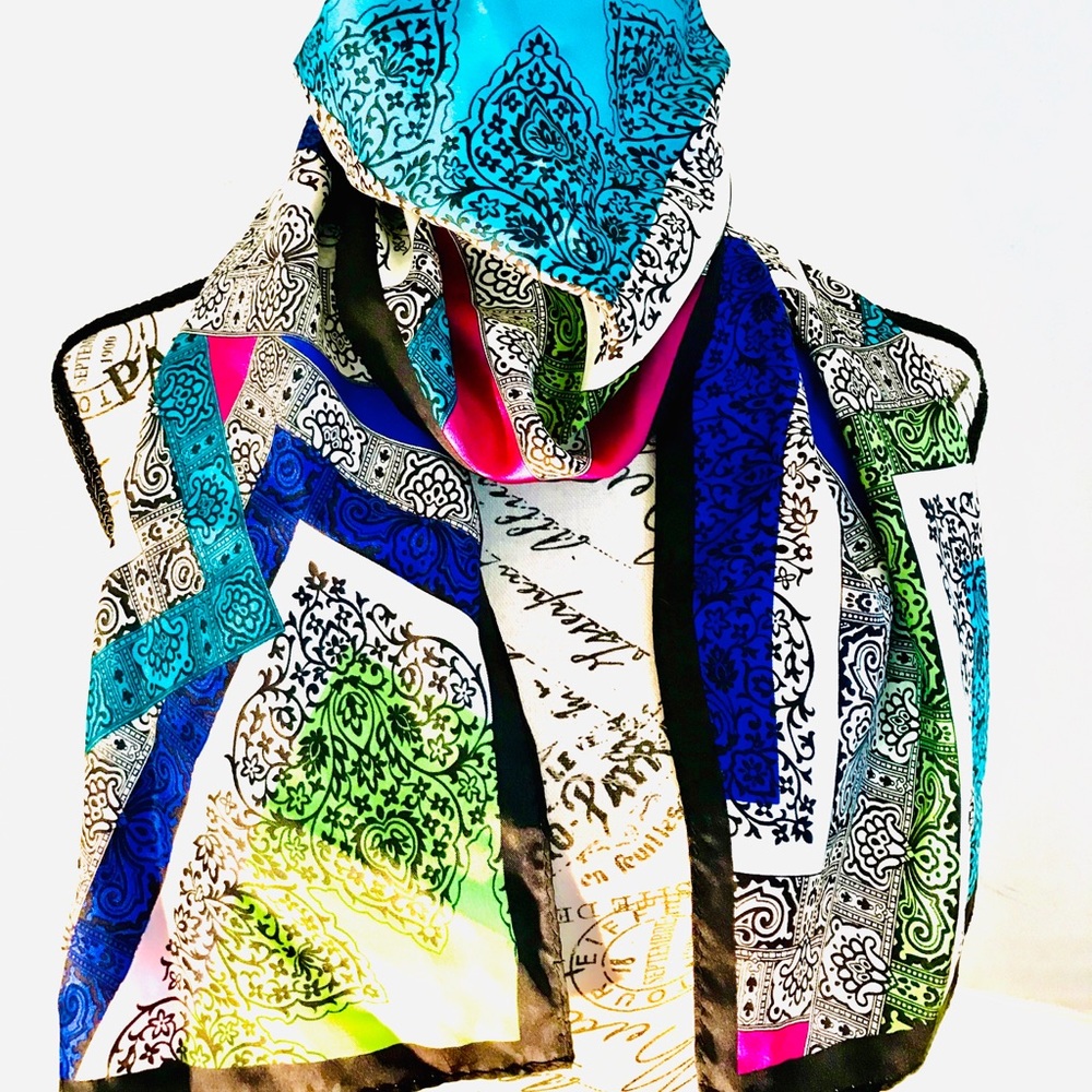 ✨Nicole Miller Silk Scarf✨ 100% Silk